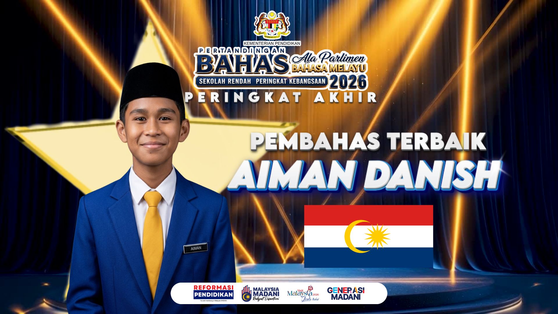 Syabas Dan Tahniah Kepada Pasukan Pertandingan Bahas Bahasa Melayu Ala Parlimen Sekolah Rendah Peringkat Kebangsaan Tahun 2026